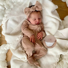 Baby Girl Reborn Doll Soft Vinyl Full Body Detailed Closed Eyes Mixed Colors