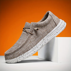 Men's Canvas Slip On Sneakers Lightweight Non Slip Shoes