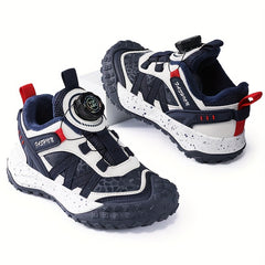 Kids Snow Shoes with Rotating Buckle Plush Lining