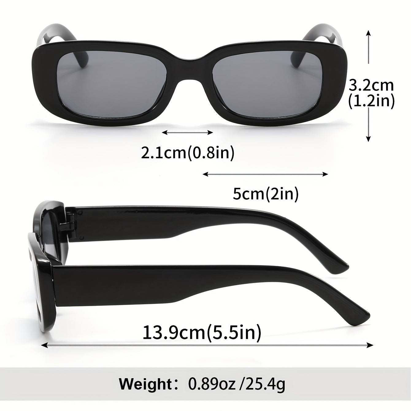Men's Small Frame Sunglasses UV Resistant Decorative Accessories