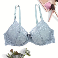 Lace Push Up Bra Comfy & Breathable Everyday Women's Lingerie