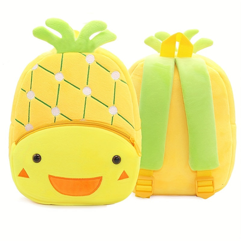 Cartoon Plush School Bag for Boys and Girls