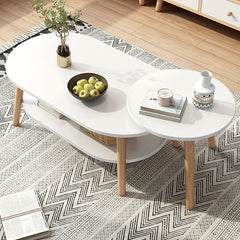 Small Round Coffee Snack Table Portable Space Saving 3 Feets Side End Table
