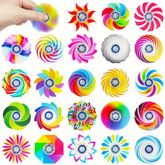 15pcs Mixed Color Gyroscope Toy Set for Kids Party Favors and Rewards