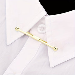 Copper Tie Clip Clasp Bar Brooch Accessory For Men
