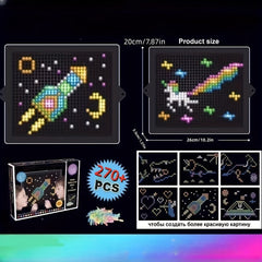 270pcs Light Beads Creative Activity Toys for Children