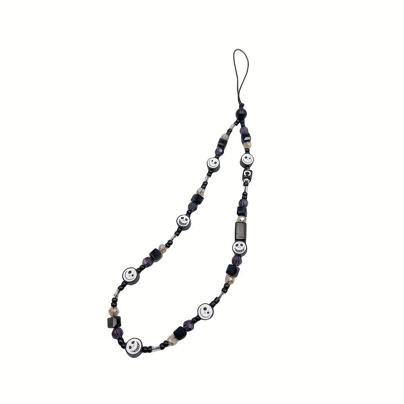 Halloween Ghost Face Phone Chain - Anti-lost Mobile Phone Accessory