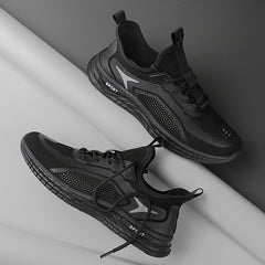 Men's Slip on Sneakers Odor Resistant Athletic Shoes with Shoelaces