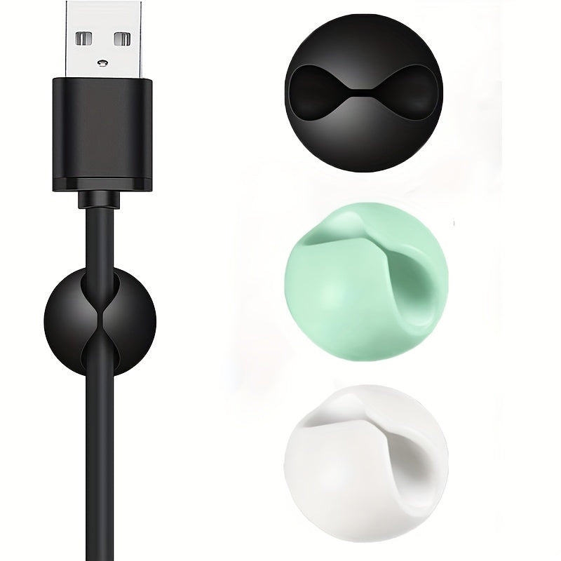 Adhesive Cable Clips - Organize Your Cables & Wires - Multiple Slot Options