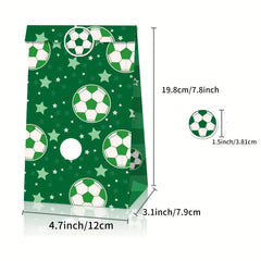 12pcs Soccer Party Favors Candy Bags Supplies