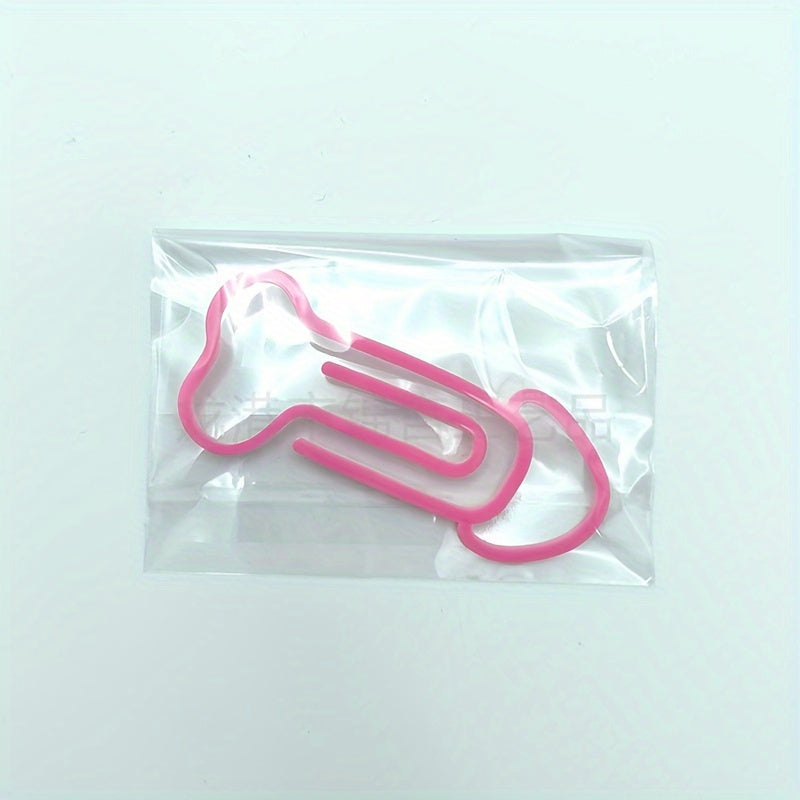 Funny Special Shaped Paper Clip Plastic Bookmark