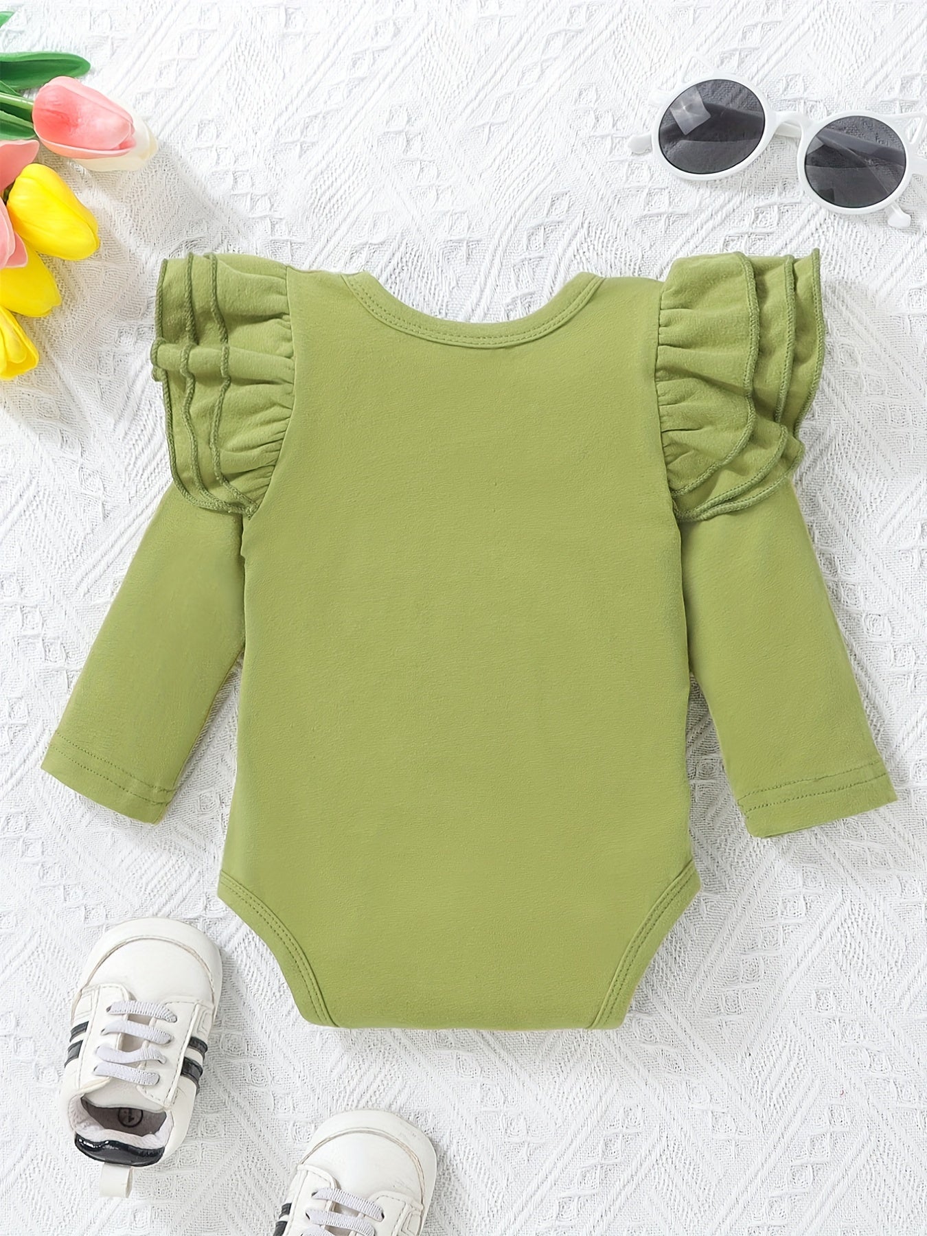 Autumn Baby Triangle Romper Cotton Onesie