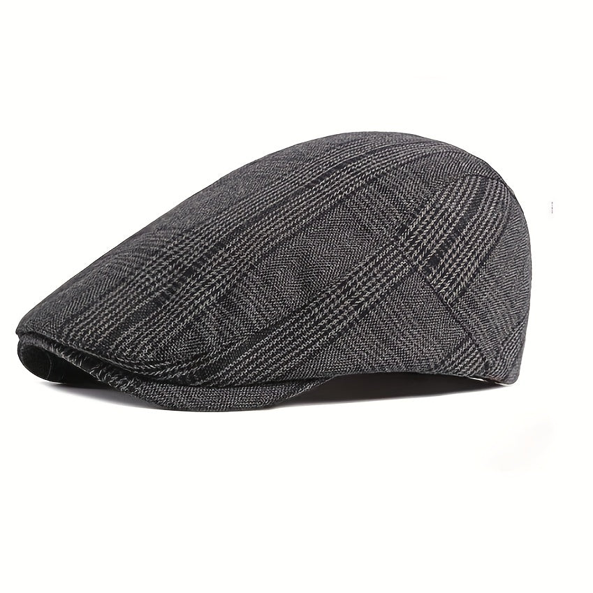 Adjustable Summer Mens Peaked Cap British Style Outdoor Sport