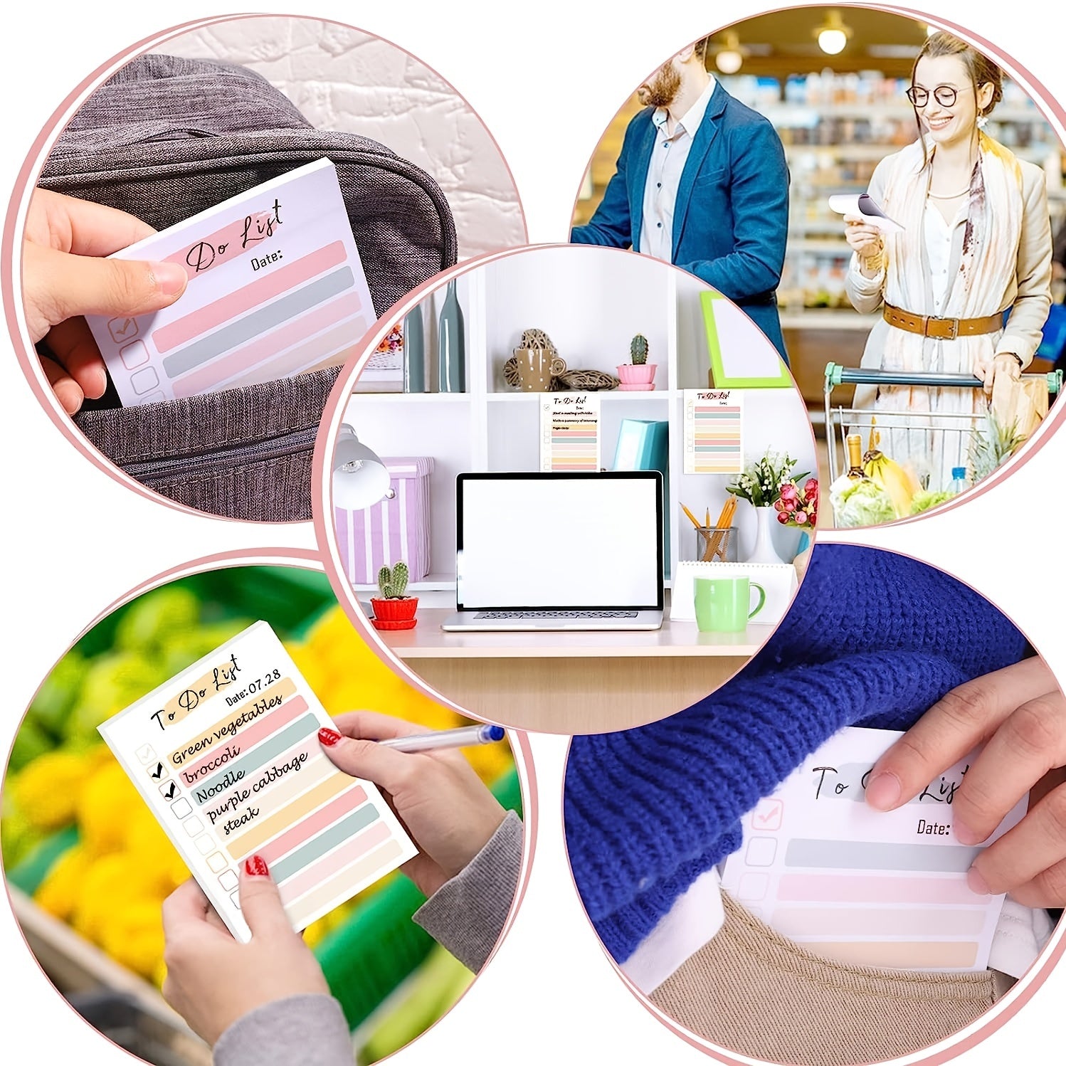 Daily To Do List Sticky Notes Candy Portable Planner For Coworkers
