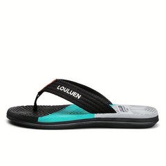 Men's Arch Support Flip Flops Lightweight Beach Sandals