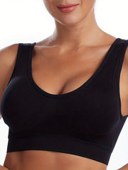 3pcs Wireless Push Up Tank Bra Soft & Comfy Lingerie