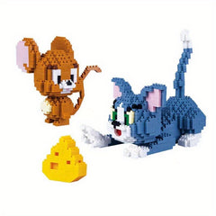 1318pcs Cats And Mice Building Blocks Educational Toys