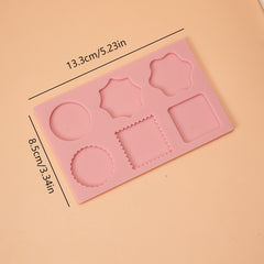 Silicone Pad Fire Paint Stamp Deformation Insulation Tool Coaster DIY