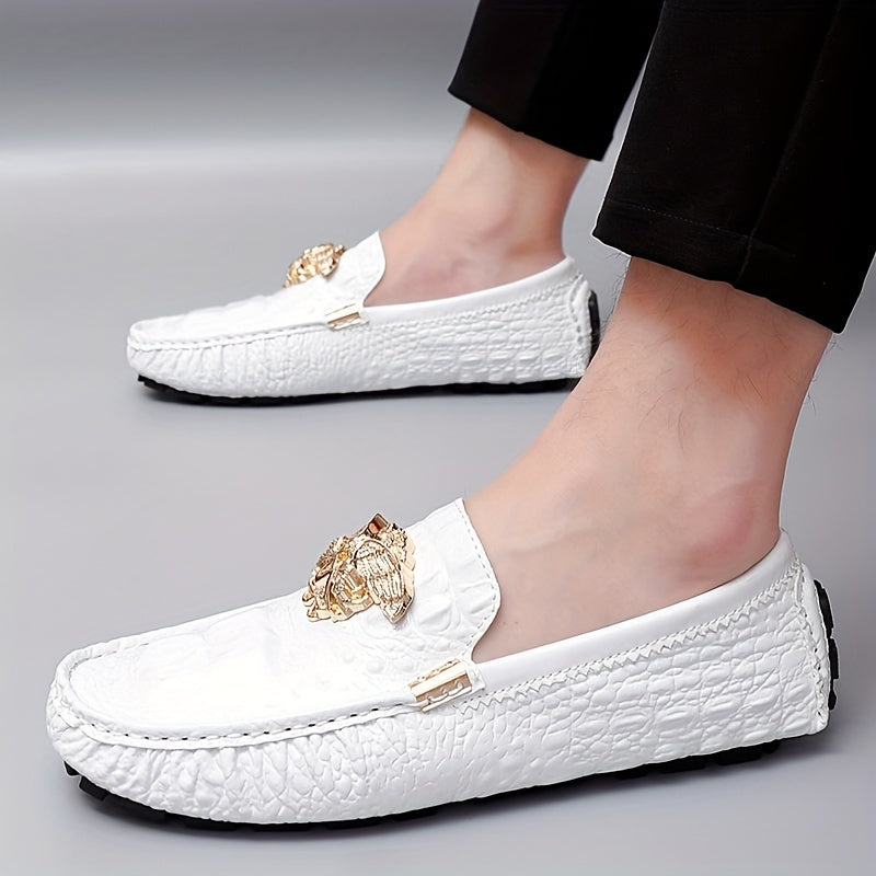Men's Slip On Loafers Smart Casual Dress Up Walking Shoes