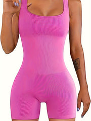 Slimming Yoga Jumpsuit High Stretch Bodysuit Women's Activewear