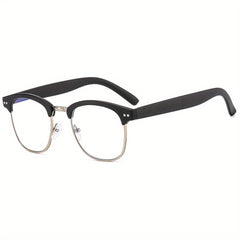 Retro Classic Reading Glasses Anti Light Glasses Men Women Accessory