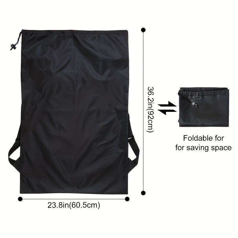 Waterproof Polyester Backpack Laundry Bag for Camping and Travel