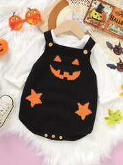 Halloween Party Pumpkin Cosplay Baby Triangle Jumpsuit