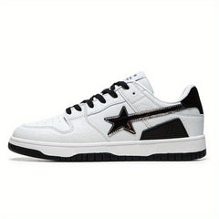 Men's Block Star Low Top Lace up Skate Shoes