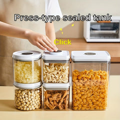 1Pc Food Storage Containers With Lids Candy Jars With Lids Transparent Food Jars
