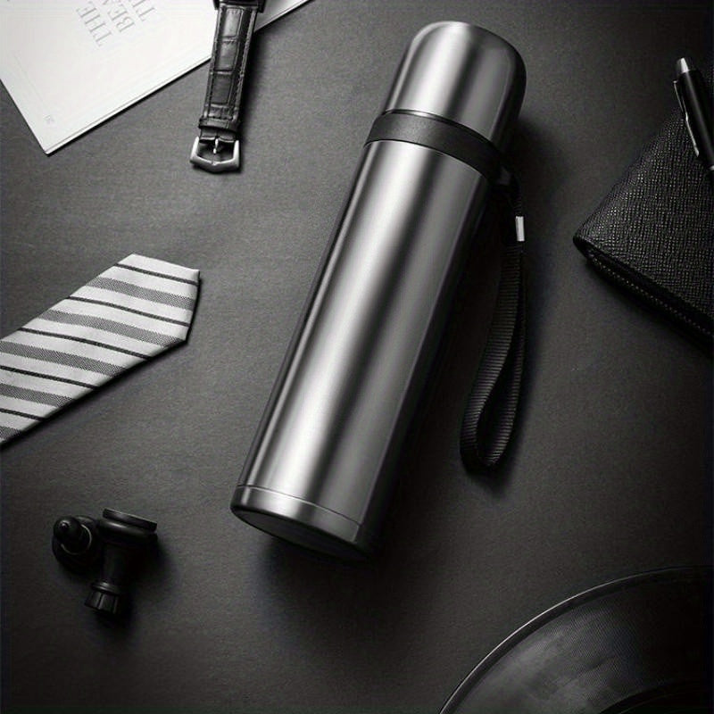 500ml Double Layer Vacuum Cup Stainless Steel Leakproof Water Tea Cup