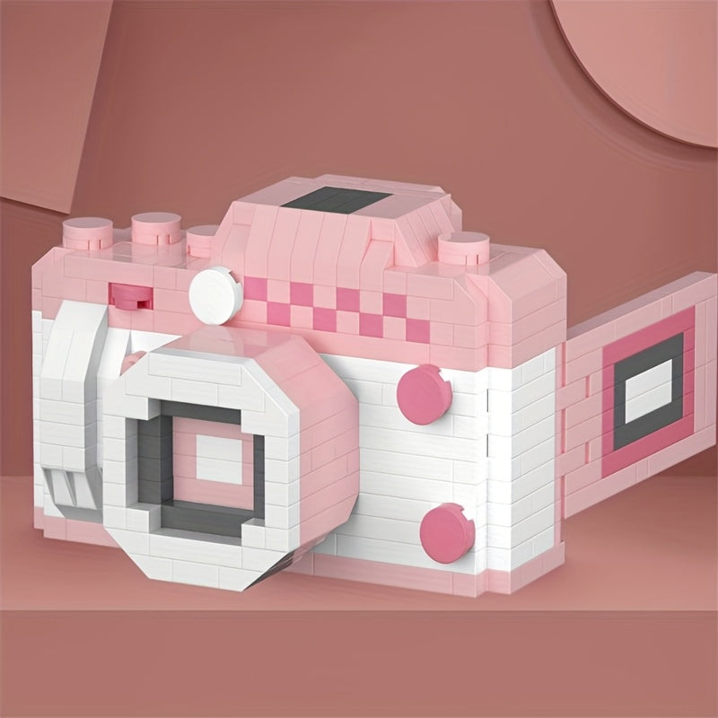Realistic Building Block Camera Set Educational Puzzle Game DIY Assembly
