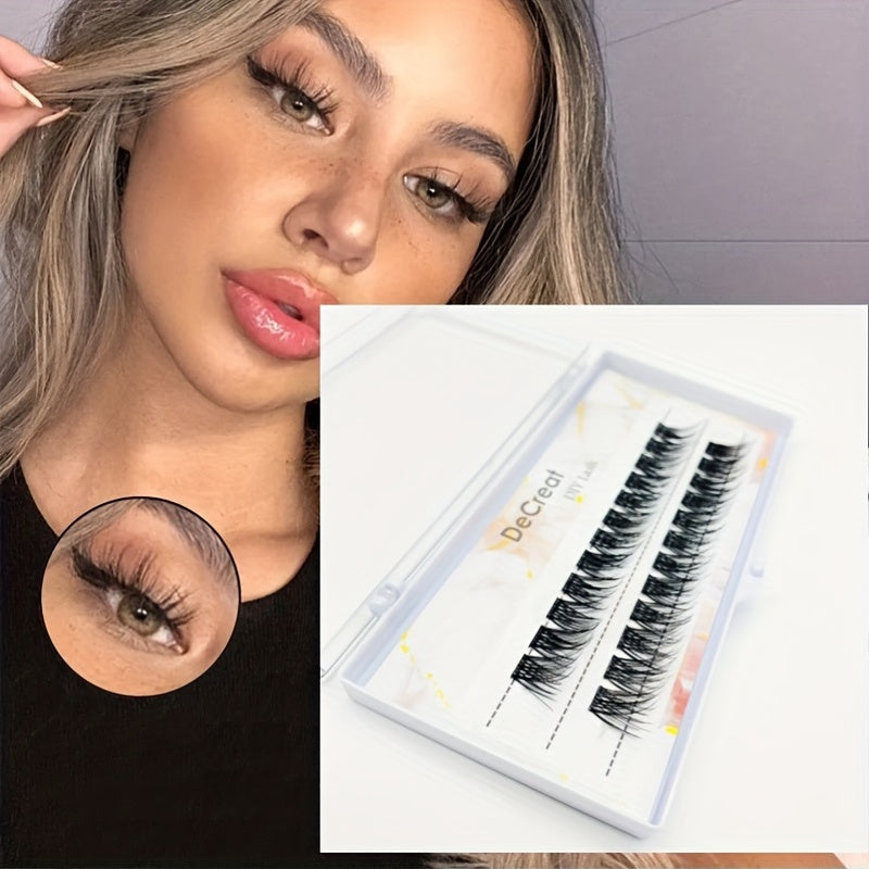 DIY Eyelash Extension Clusters 3D Segmented False Lashes Set