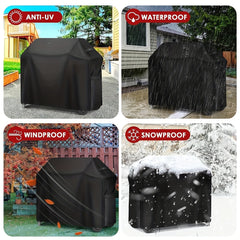 Gas Grill Cover BBQ Outdoor Waterproof Rip Dust UV Resistant