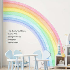 Large Rainbow Wall Sticker Bohemian Wall Decoration