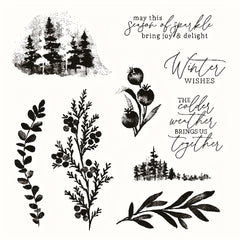 Tree Grass Metal Cutting Dies and Stamps for Scrapbooking