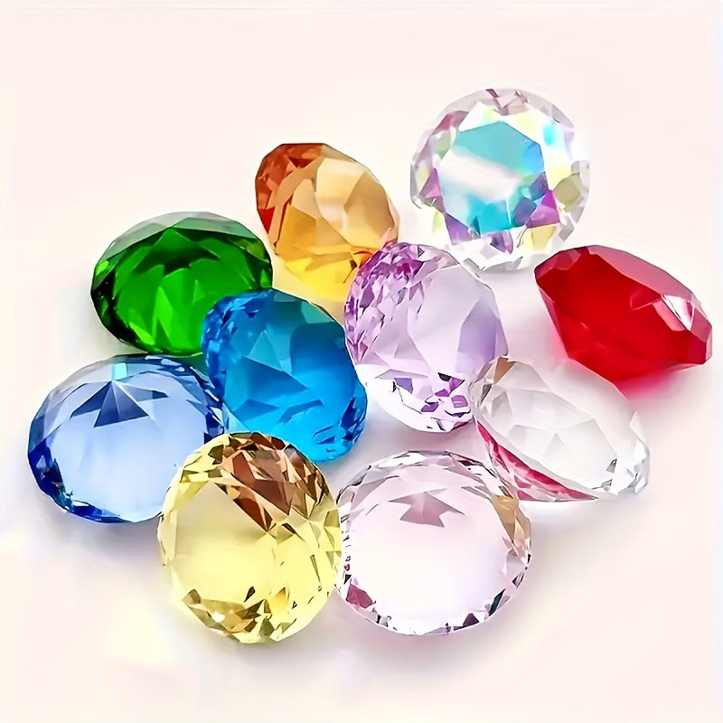 20pcs Colored Artificial Diamonds Diving Toys for Pool Use