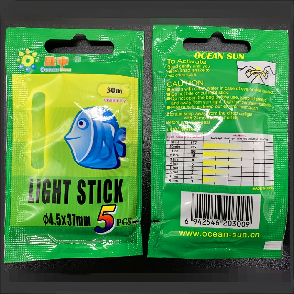 50pcs Glow Sticks for Brightening Your Fishing Rod at Night
