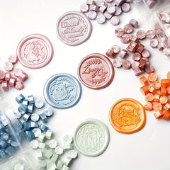 250g 750pcs Retro Sealing Wax Seal Stamp Wax Beads Scrapbook Material