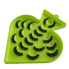 9 Pairs Natural Faux Mink Fluffy False Eyelashes