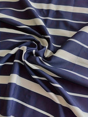 Stripe Print Long Sleeve Button Up Shirt Top