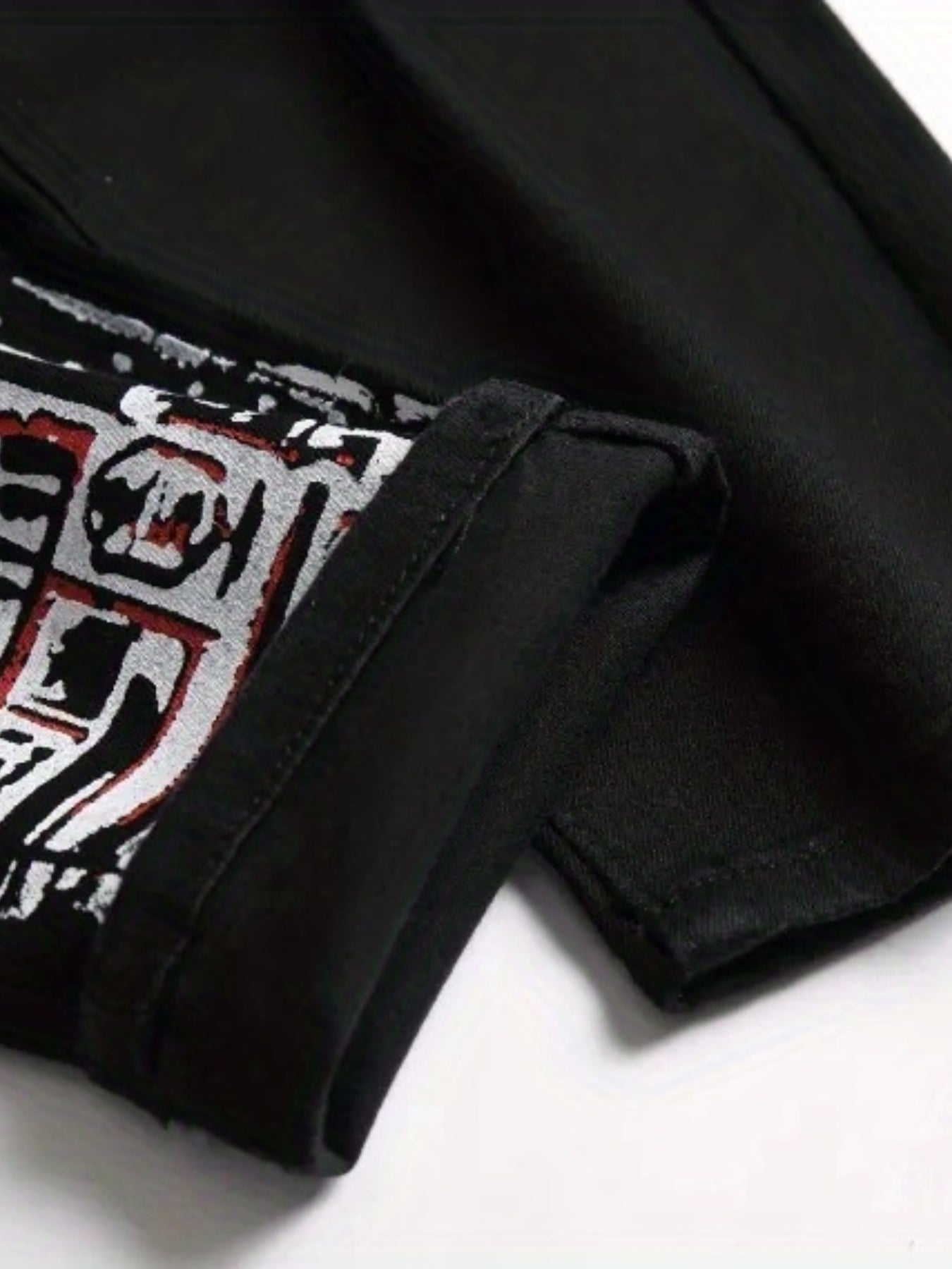 Arrival Men Jeans Male Washed Graffiti Jeans Casual Trousers