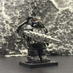 Power Suit Mech Brothers Club Building Model Figure