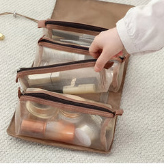 Detachable Cosmetic Bag Large Capacity Four in one Functional And Portable