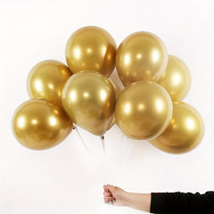 16pcs Latex Metal Balloons Wedding Birthday Party Decoration Supplies