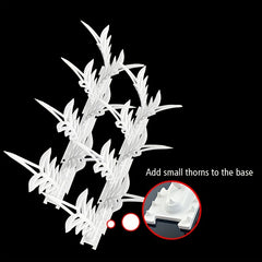 6pcs Balcony Cat Fence Roof Anti Climb Bird Spikes