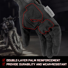 Retro Touch Screen Motorcycle Gloves Rubber Protection Airsoft Paintball
