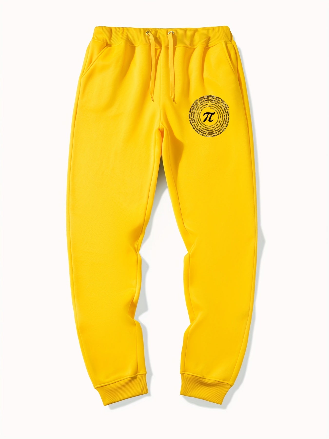 Deer Pattern Graphic Drawstring Joggers Men's Sweatpants