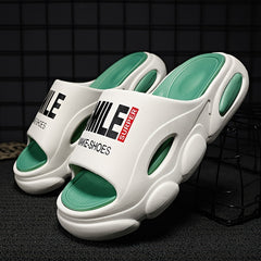 Letter Pattern Thick Sole Sandals for Women