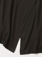 Solid Half Sleeve Open Front Cardigan