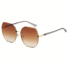 Ombre Rimless Sunglasses UV400 Sun Shades